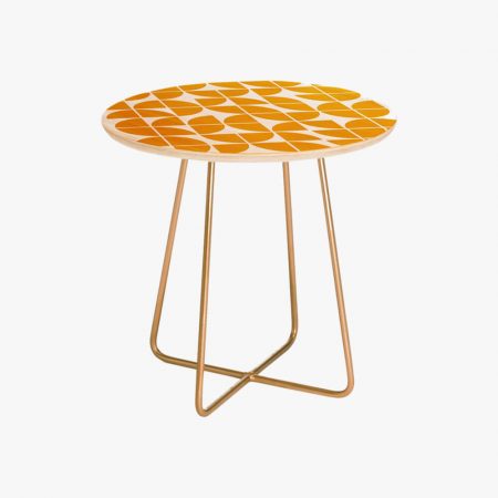 Round side table